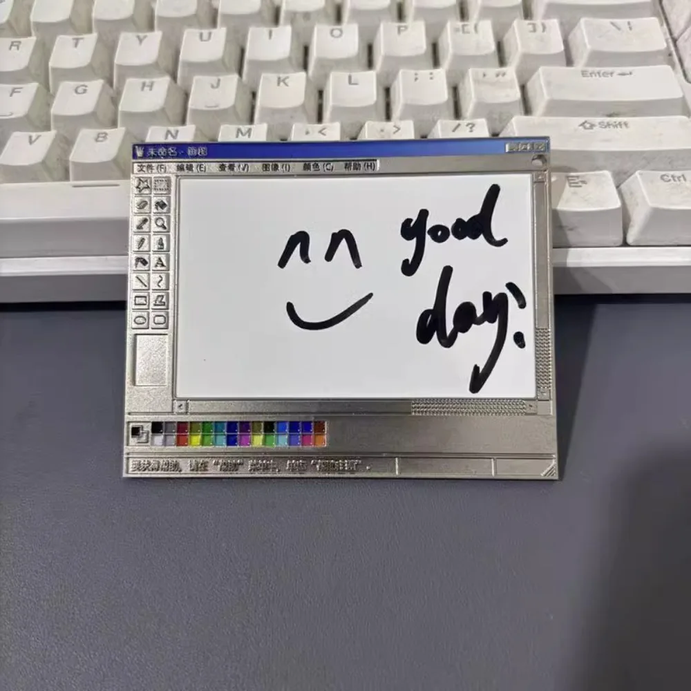 

Retro drawing board refrigerator stickers student creative magnetic message board metal decorative stickers for home