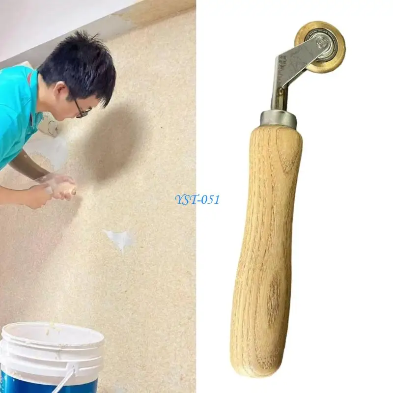 E15A Manual Pressure Edging Roller Rolling Wheel Wallpaper Seam Roller Easy to Use