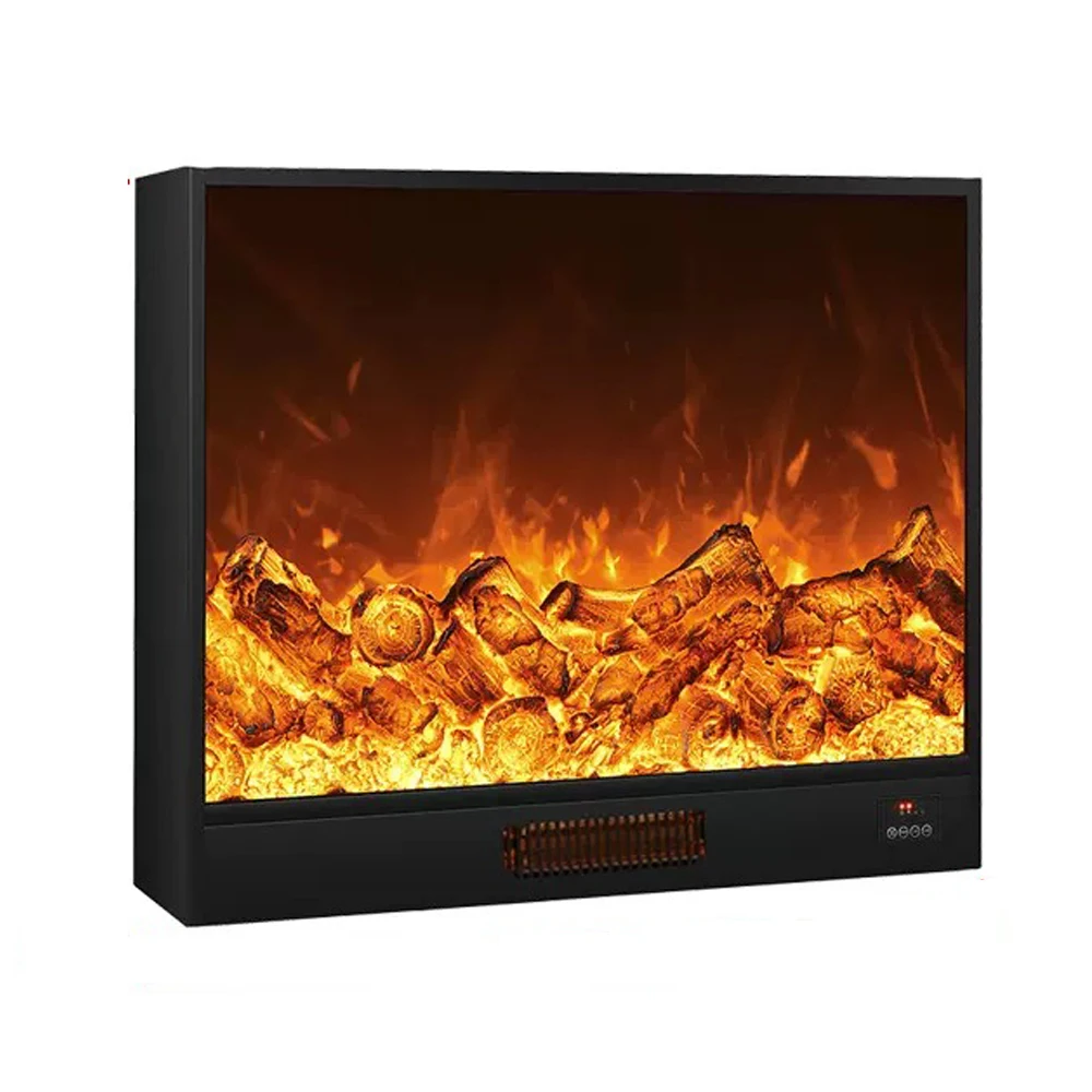 Perapian rumah tangga inti elektronik simulasi api tertanam dekorasi gaya Eropa ruang tamu dibuat sesuai pesanan kayu bakar