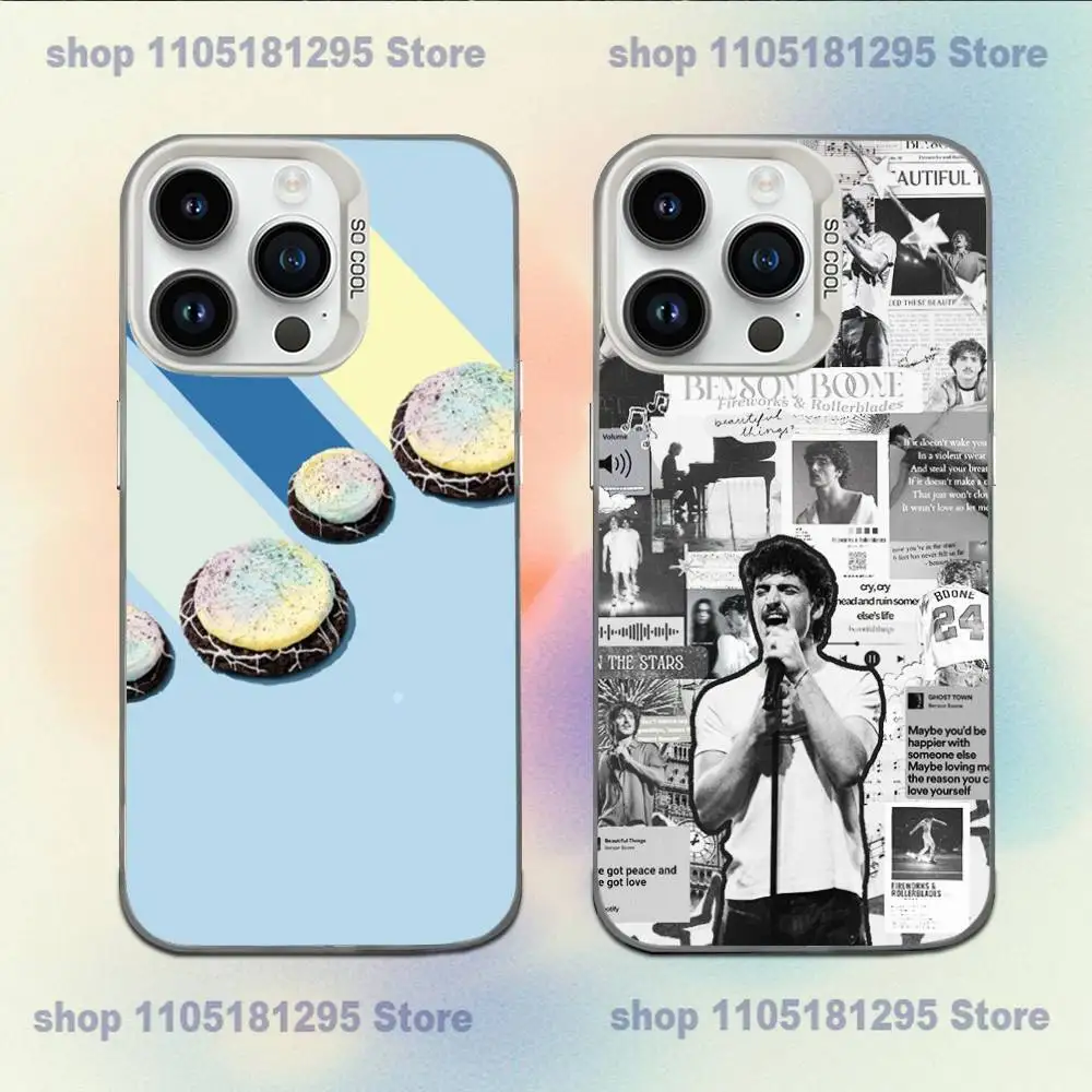 

Benson Boone Singer Phone Case For iPhone XR,17,16,15,14,13,12,11,X,Mini,Pro,E,MAX White Candy Matte Shockproof Cover