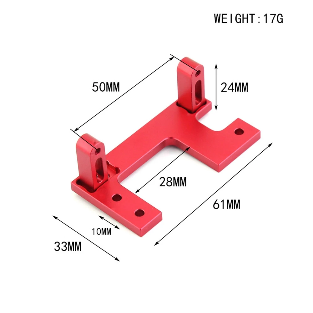 Metal Steering Servo Mount SR-0133 for 1/14 Tamiya RC Semi Tractor Truck Tipper SCANIA King Hauler MAN Upgrades Parts,1