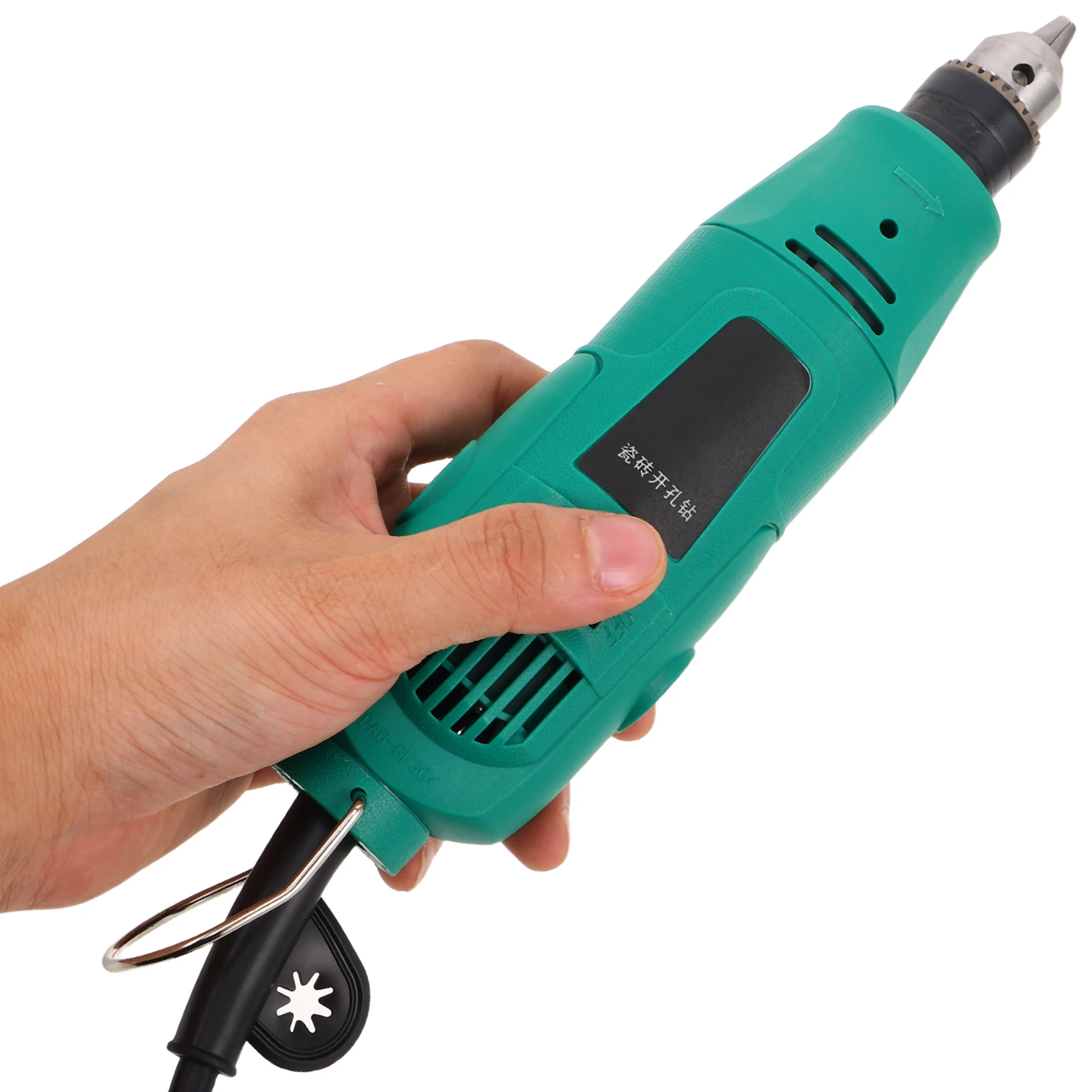 

1Set Electric Drill Set Portable Ergonomic Handle Bits Home Tile Electronics Repair Power Drill