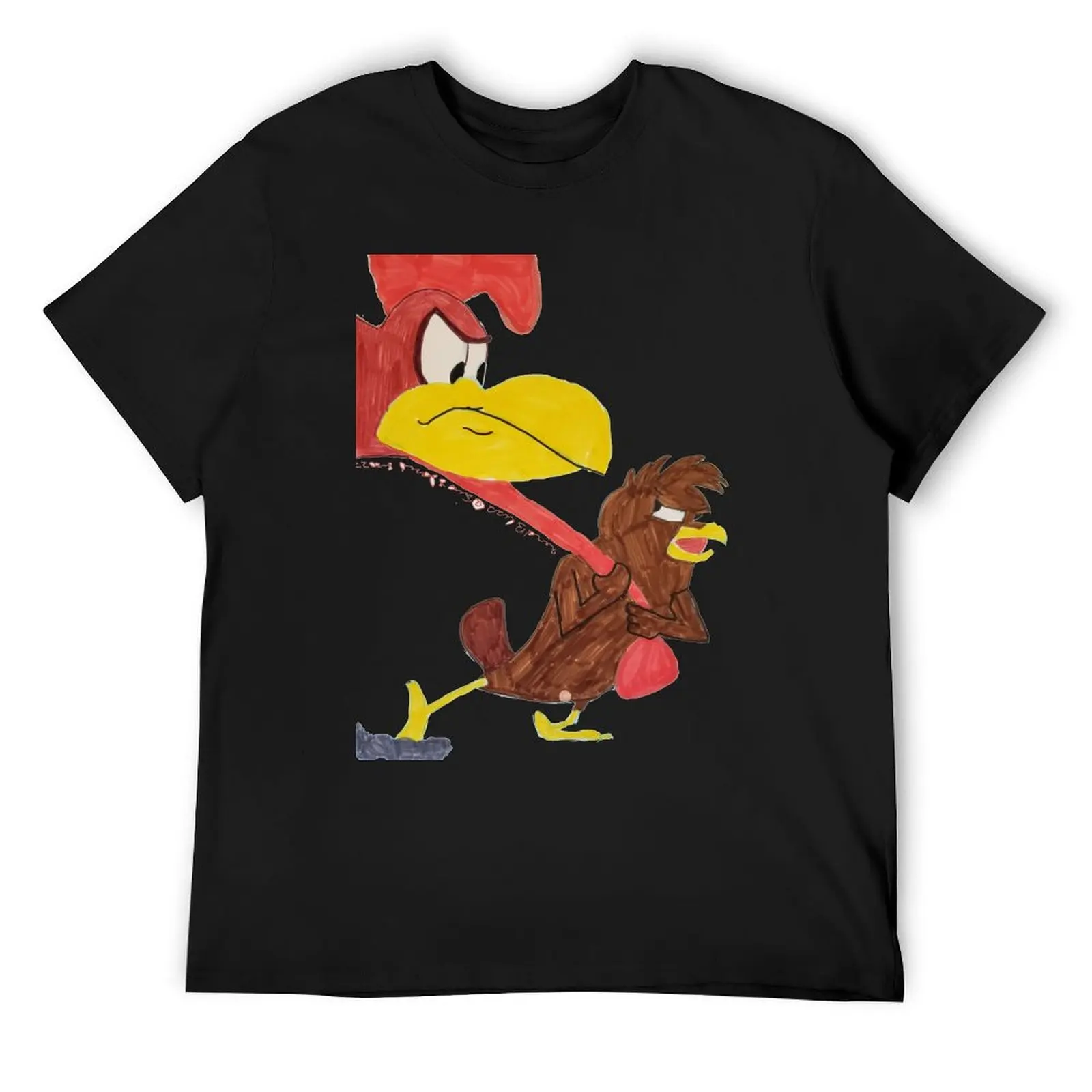 

Henry and Foghorn T-Shirt animal prinfor boys vintage graphic tee outfits for men