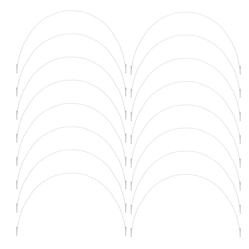 

150Pcs Elastic Cord Barbed Loop Stretch Strap Hat Chin Strap Round String Metal Ends Fastener Mask DIY Hat Retainer Party Cap