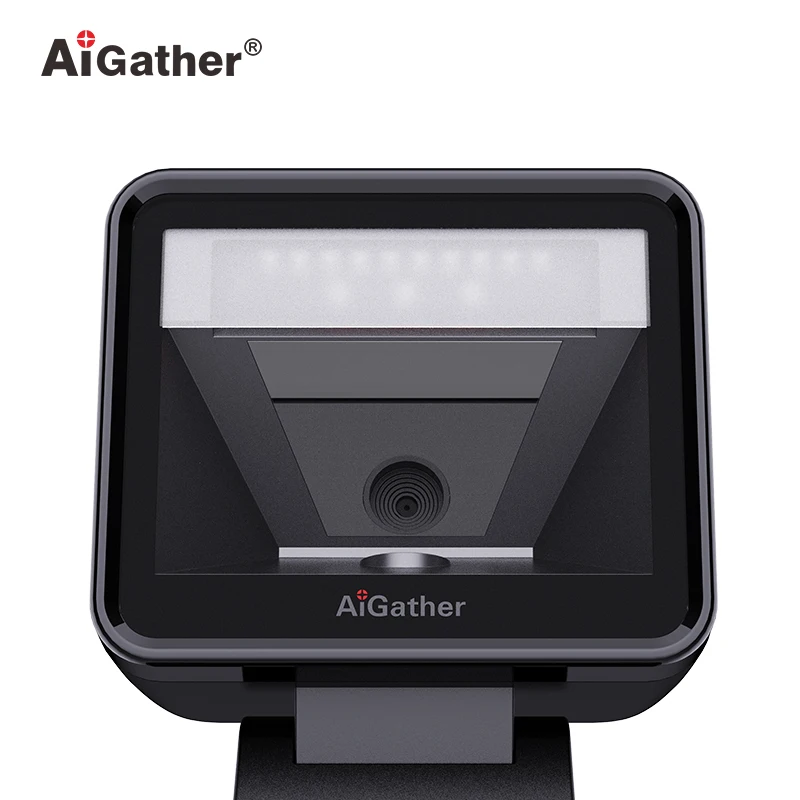 Retail Shop/Gas Station/Clothes Shop Desktop Platform Barcode Qr Code Scanner Reader