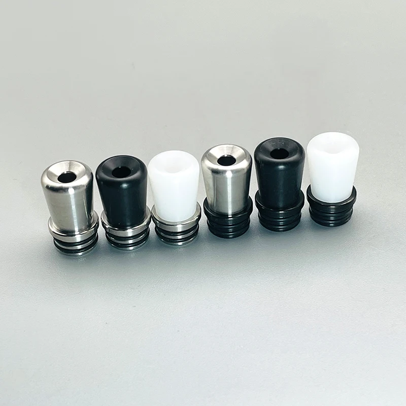 DSXvape Mini 510 ujung tetes MTL 3mm ujung Vape POM baja tahan karat kecil untuk aksesori tangki Vape RTA RDA