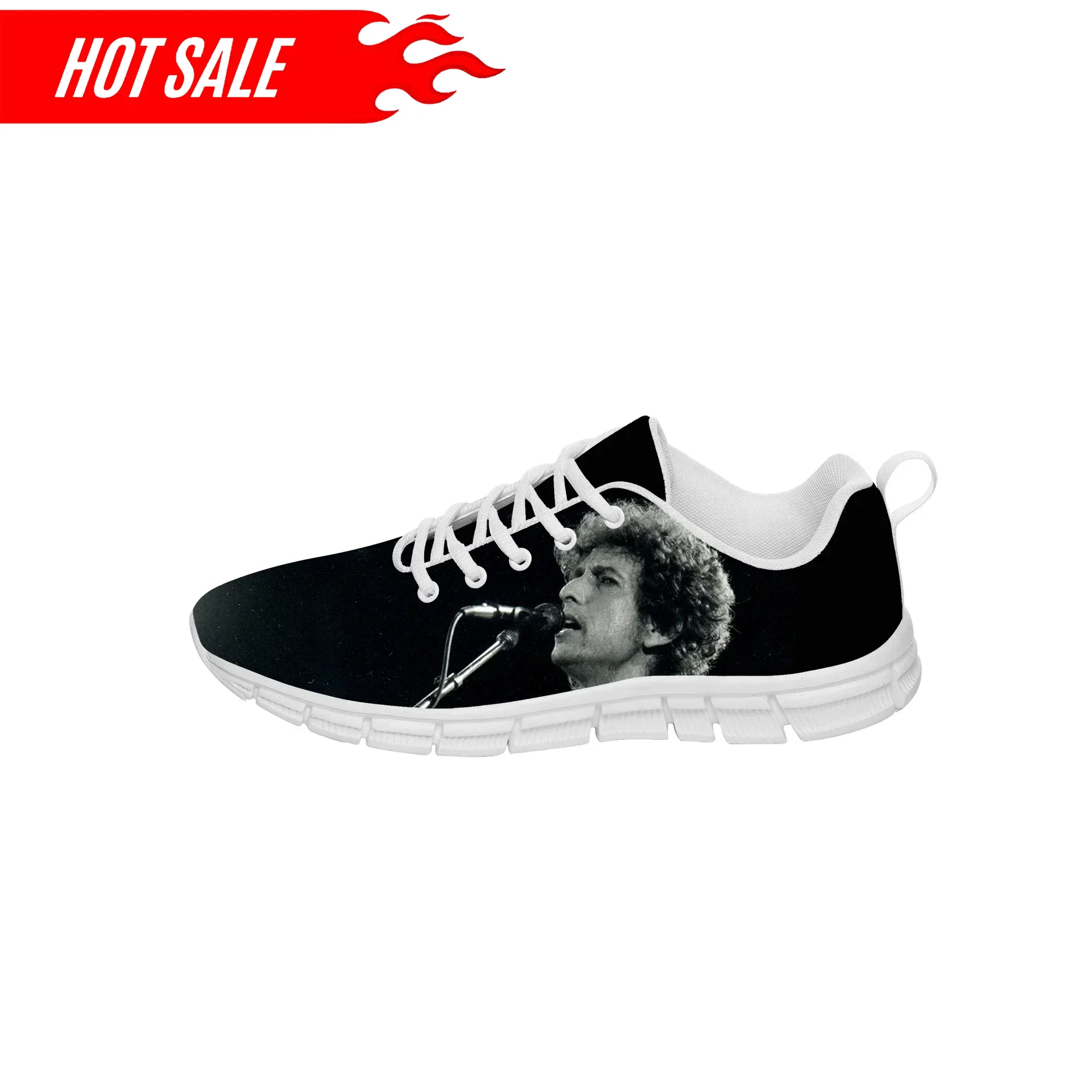 Hot Cool Bob Dylan Sports Shoes Mens Womens Teenager Sneakers Casual Custom High Quality Couple Shoes White Running Shoes