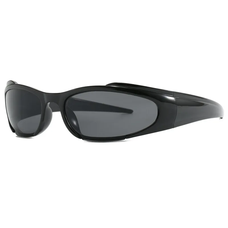 New Y2K Sports Punk Sunglasses Women Designer Square Goggle Men Luxury Brand Sun Glasses Colorful Mirror Fashion Eyewear image 2
