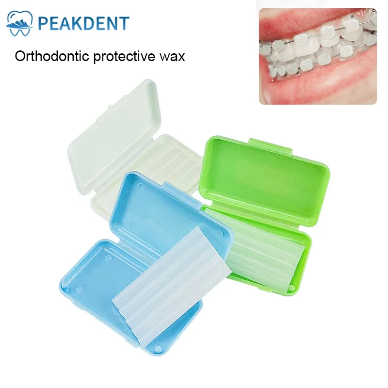 10pcs Fruit Flavour Orthodontic Relief Wax For Braces Gum Irritation Teeth Whitening Orthodontic protective wax