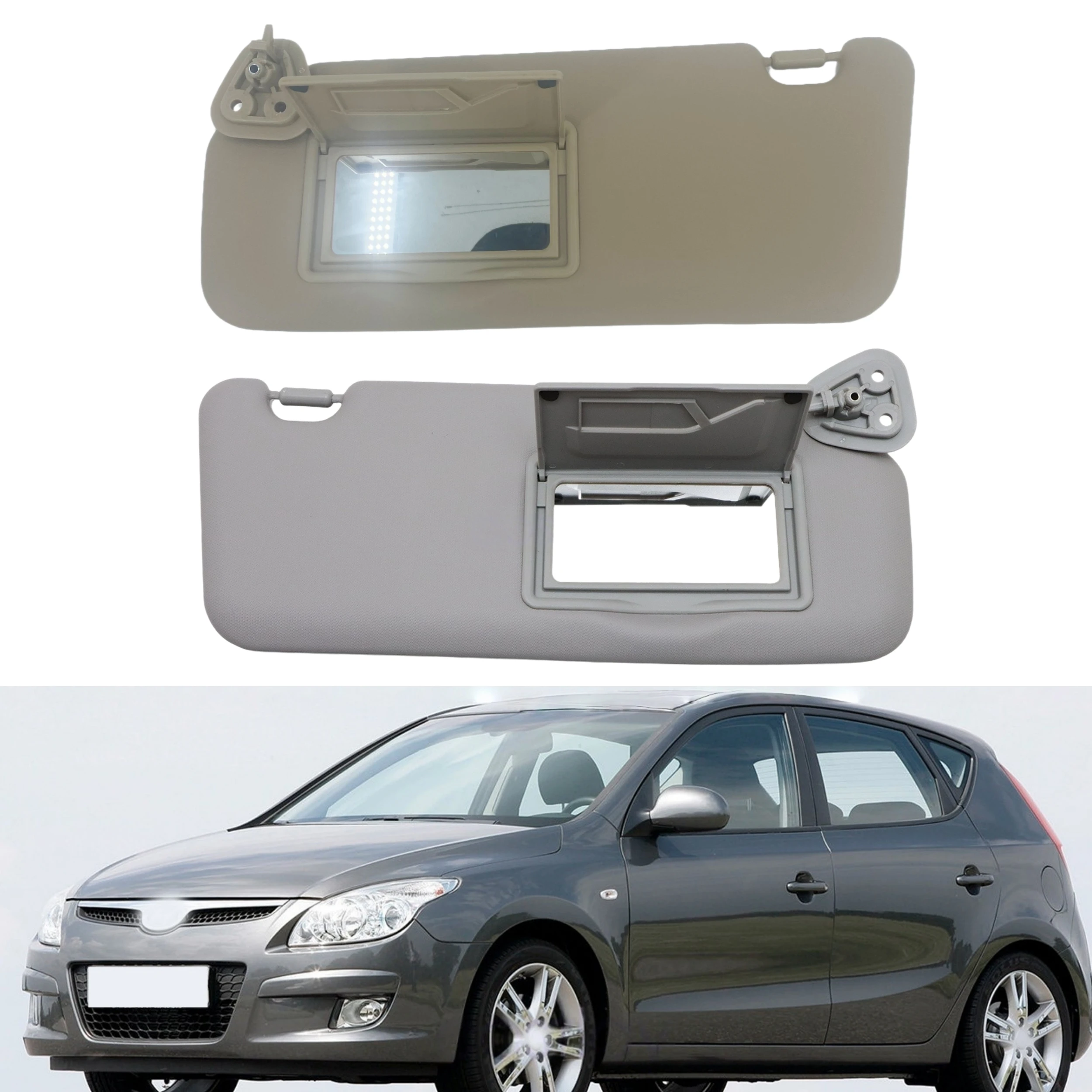 

Автомобильный беспроводной солнцезащитный козырек для Hyundai I30 I30CW 2008 2009 2010 2011, передняя внутренняя солнцезащитная панель, левая и правая сторона пассажира