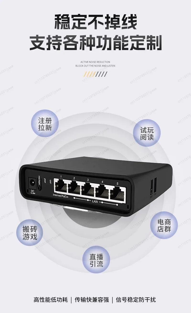 

Studio Dedicated Gigabit Ros Dual-band Soft Routing Multi-wifi Douyin Reading Game Computer Changed To Mac