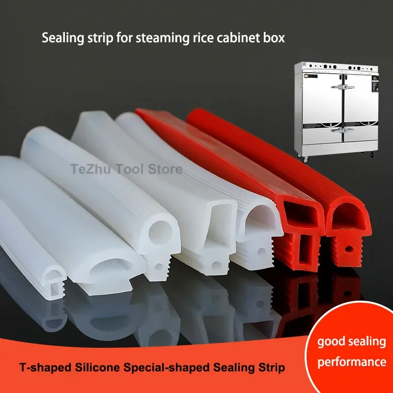 

1Meter T-shaped Sealing Strip Special-shaped Sealing Strip High-temperature Resistant Silicone Sealing Strip