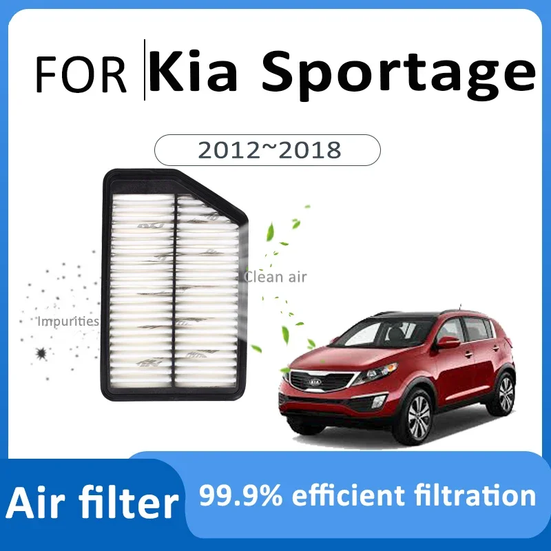 Suitable For Kia Sportage SL 2011~2016 2012 2014 2015 28113-4T600 Car Activated Carbon Air Filter Cabin Filter Atuo Accessories