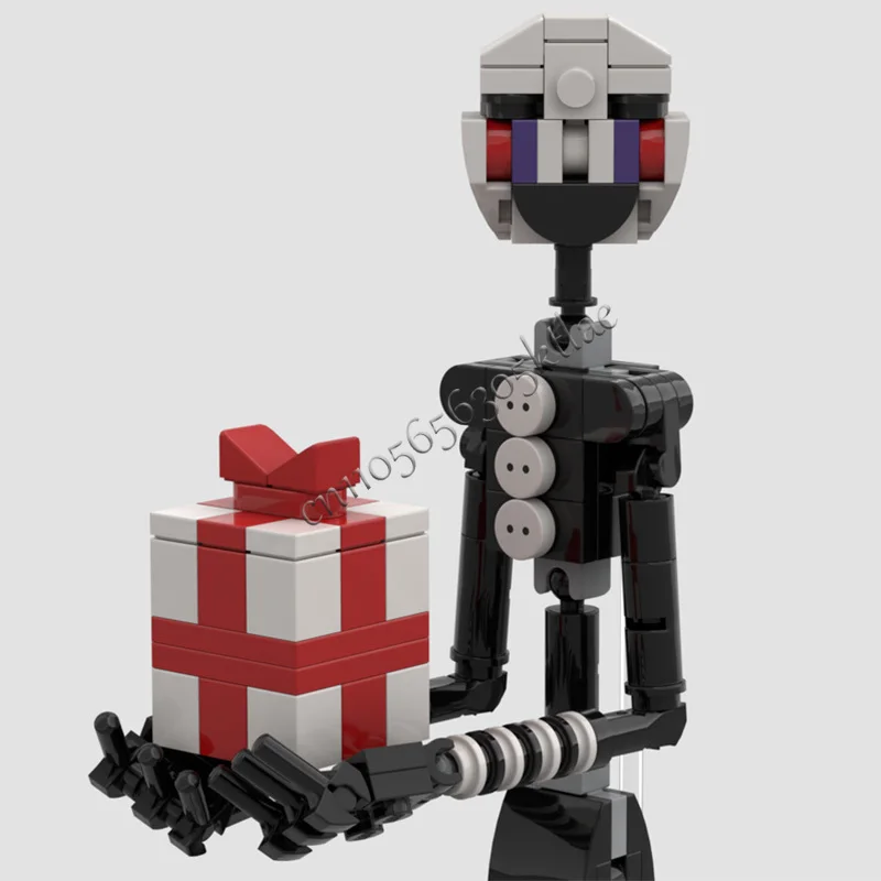 246-teiliges Beliebtes Spielcharakter-Serie Schnurpuppen-Bot MOC Anpassbare Modulare Bausteine Technologie DIY Montage-Spielzeug Geschenk