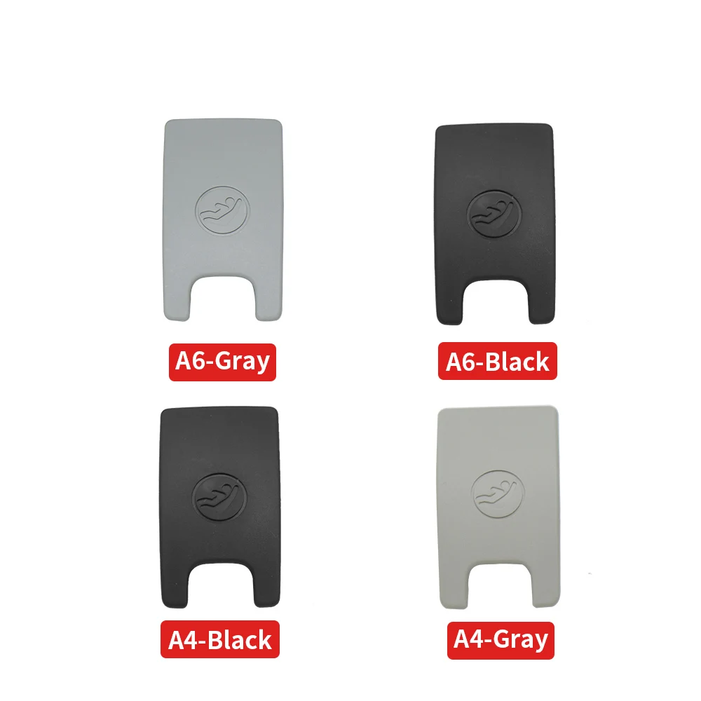 4G8887187 Car Rear Seat Hook ISOFIX Cover Child Restraint Rear Seat Slot Trim Cover For Audi A4 A6 Black Grey