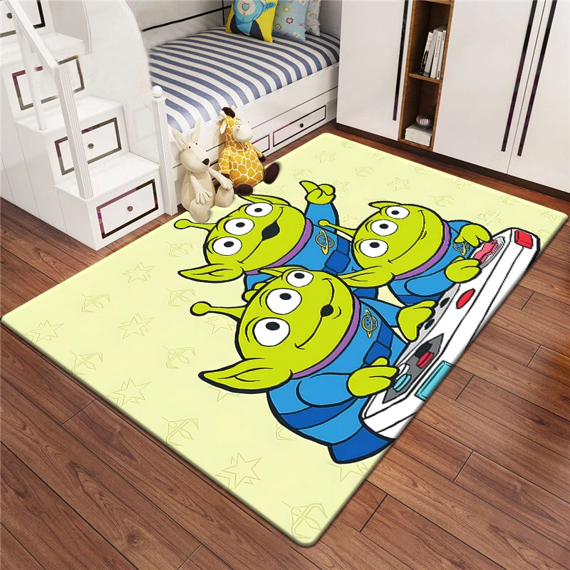 MINISO Toy Story Cute Cartoon HD Print Carpet Living Room,kitchen,Home Decor,Sofa,Table,Rug,Non-slip,Chair,Beb,Picnic,Camp,Mat