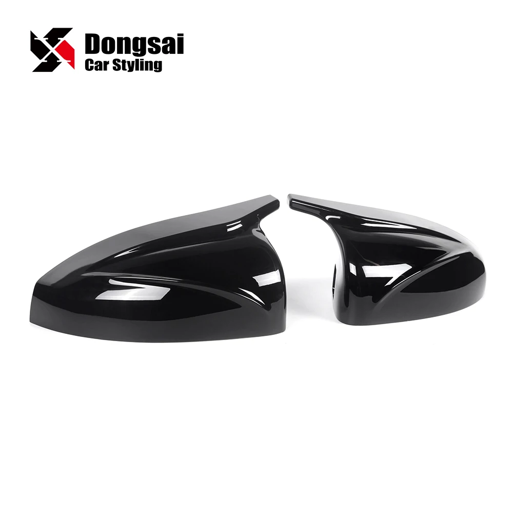 ABS Gloss Black Side View M Look Wing Mirror Housing Covers Caps With Assist for A3 S3 RS3 8P 8V 2013+