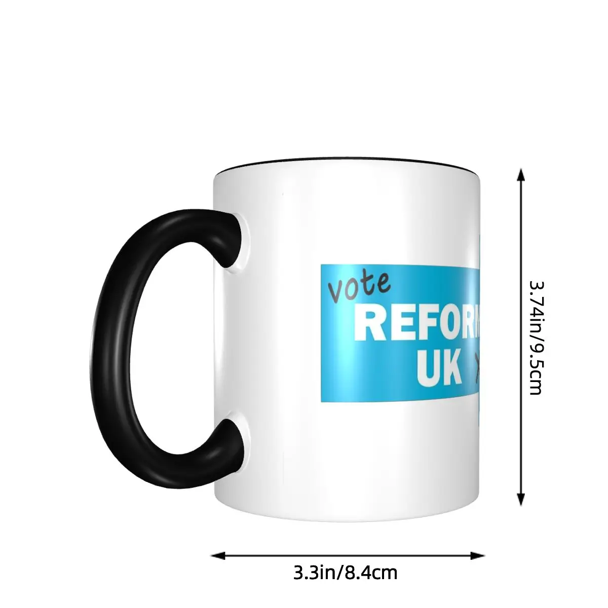 Vote Reform UK Make Britain Great Again Gift Mugs for Women Men Novelty Coffee Cup Christmas Present for Office 4