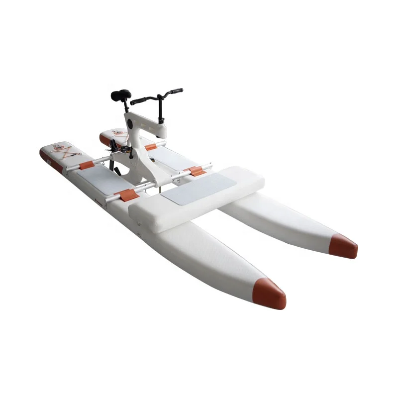 

New Design 11.5ft Floating Inflatable Water Bike Bicycle Single Person For Sale