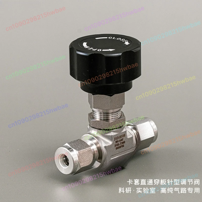 

Серия NV из нержавеющей стали 316L, прямой игольчатый клапан с двойной рукавом для карты, клапан регулирования расхода, глобус с рукавом для карты