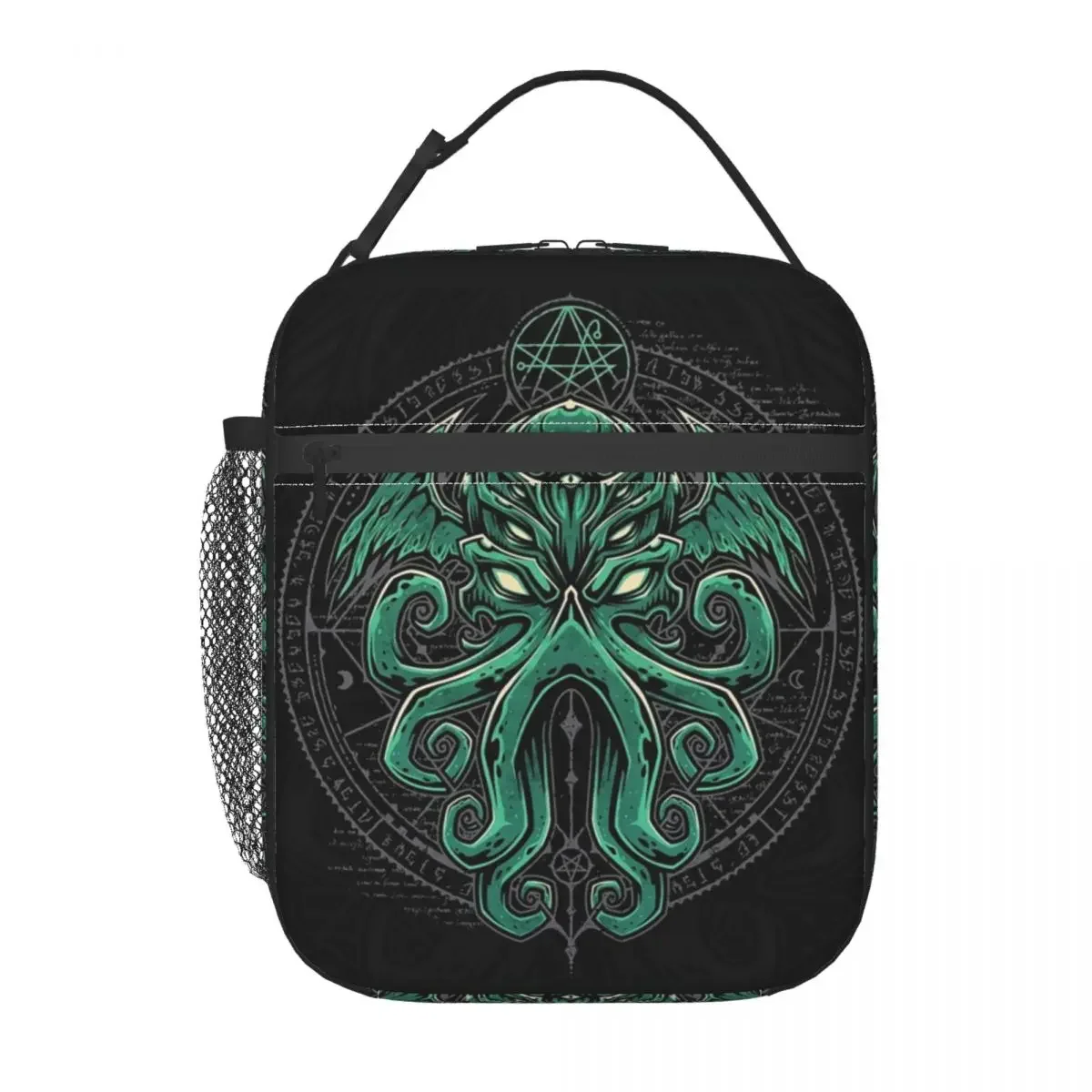 Lovecraft Great Cthulhu Insulated Lunch Tote Bag Horror Monster Octopus Tentacle Resuable Thermal Cooler Bento Box Work School