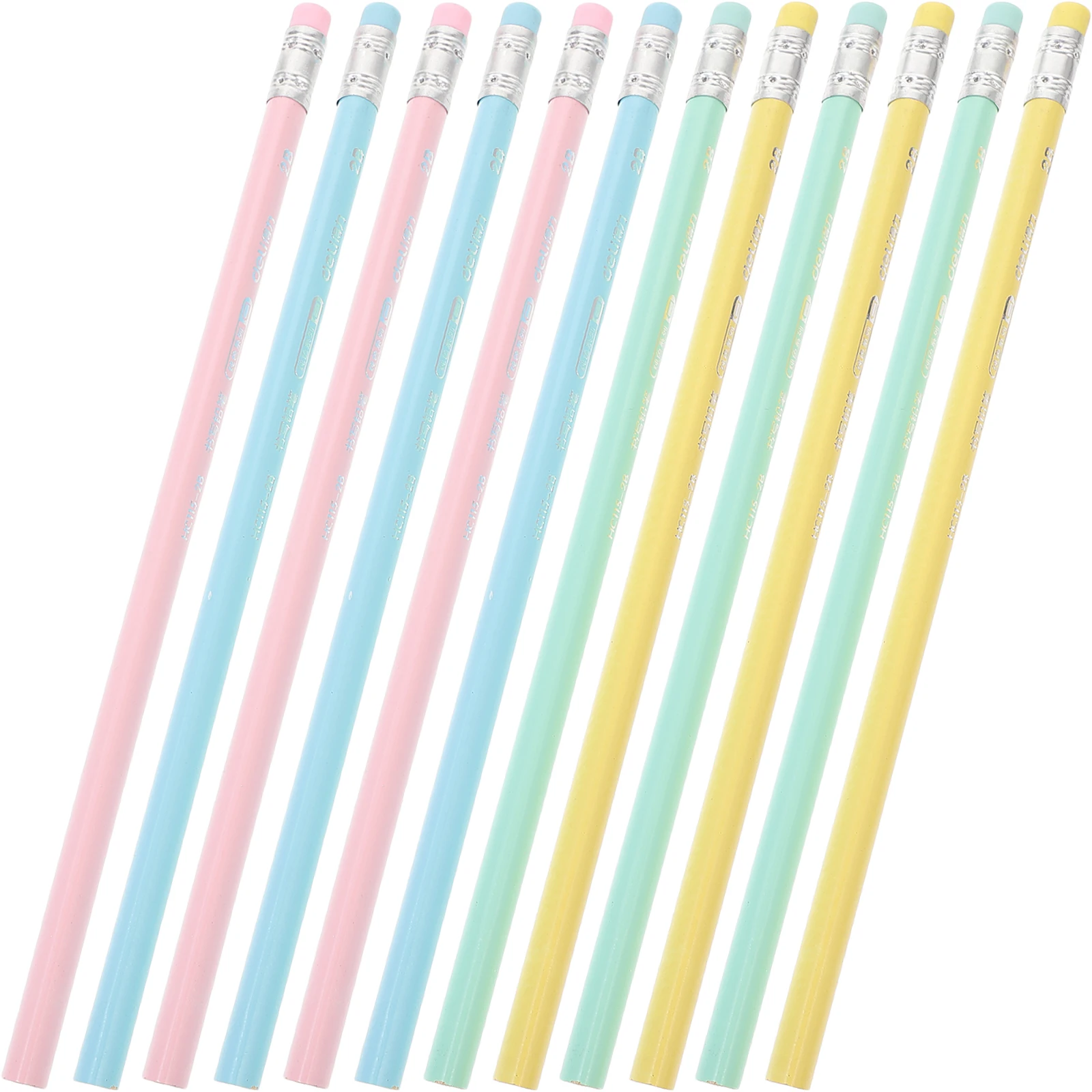 

2B Triangular Pencil Pencils for Kids Erasable Wood Sketching Drawing Tool Long Lasting School Office Home Use Art Design Bulk