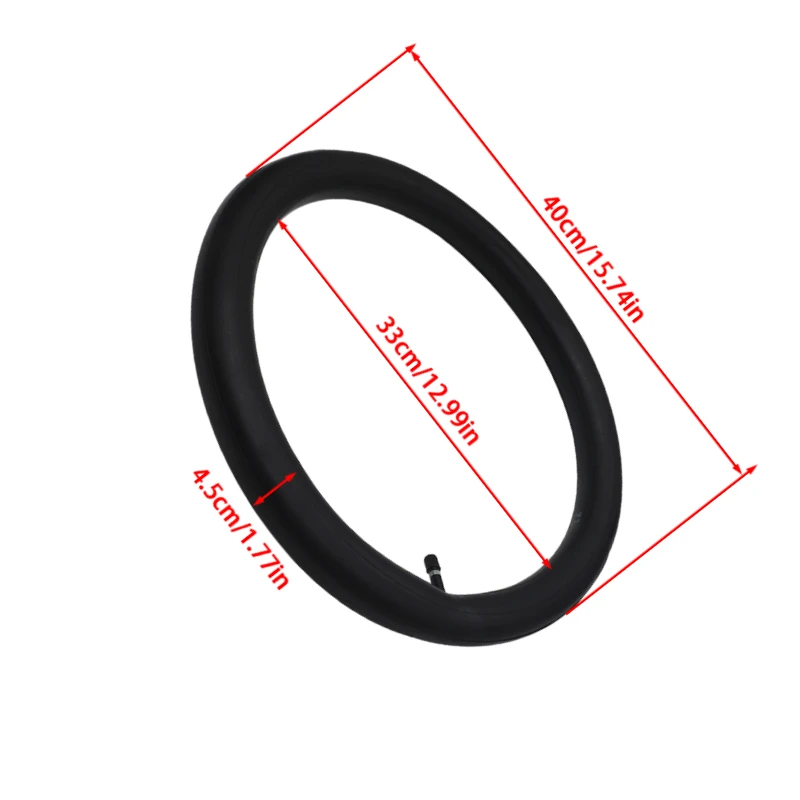 Premium Inner Tube for 16x1.75 & 2.125 Tires Straight Valve Design for E-Bikes/Scooters