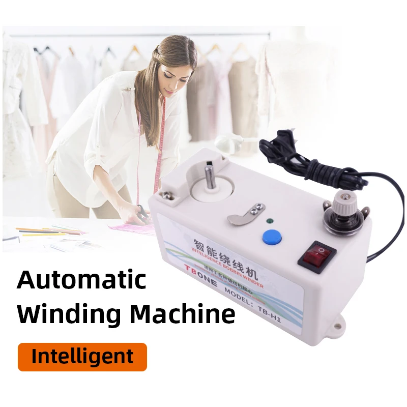 Automatic Intelligent Bobbin Winder Sewing Machine Embroidery Machine Shuttle Core Quick Winding Machine 90-260V