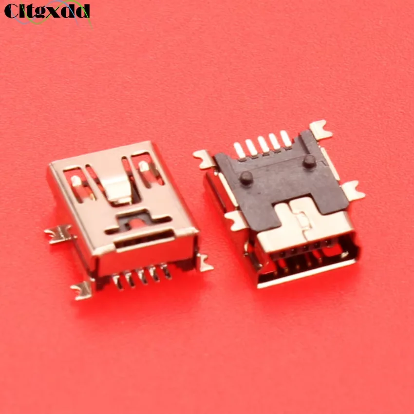 Cltgxdd 10 Stück Mini-USB-Buchse V3-Anschluss für MP3 MP4 USB Typ B 5-Pin 8-Pin 10-Pin SMT SMD USB-Buchse Reparaturteile – Detail 4