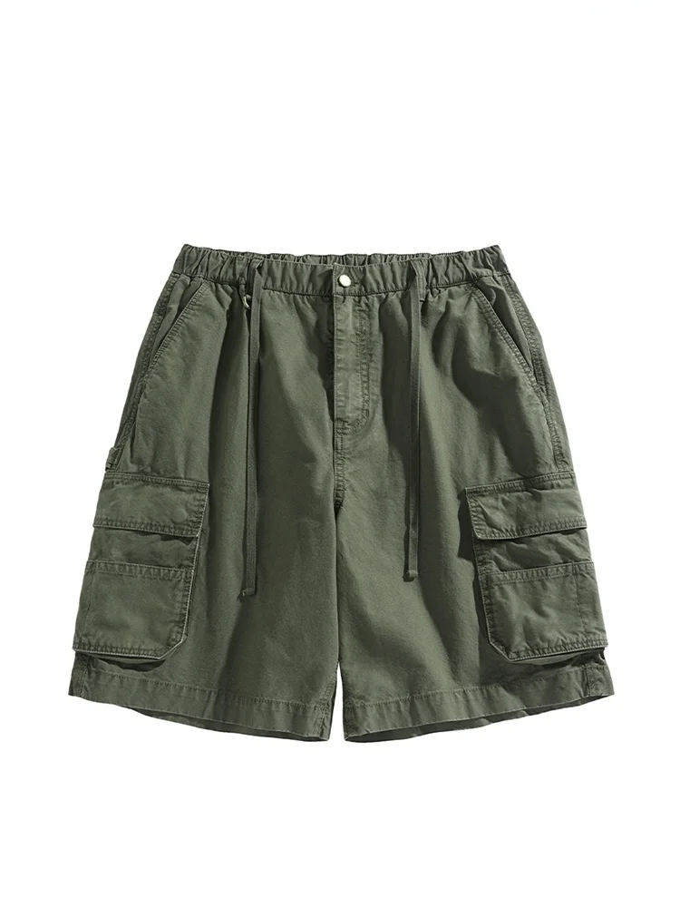 

KITH, удобная дышащая повседневная одежда из чистого хлопка с несколькими карманами, модная универсальная рабочая одежда, свободная посадка, молодежная одежда