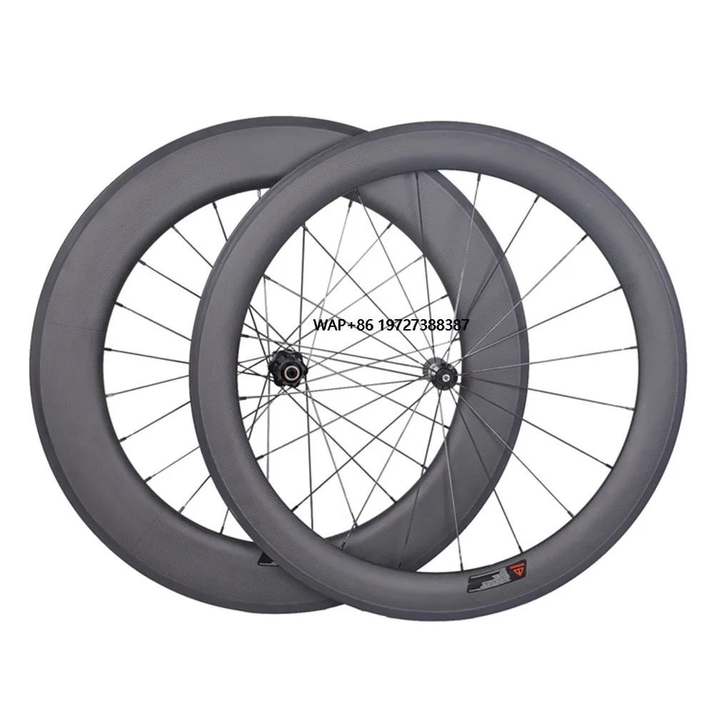 

700c Carbon Wheels Front 60mm Rear 88mm Bike Wheel Carbon Clincher Wheelset with DT 350 Hub Sapim Spokes