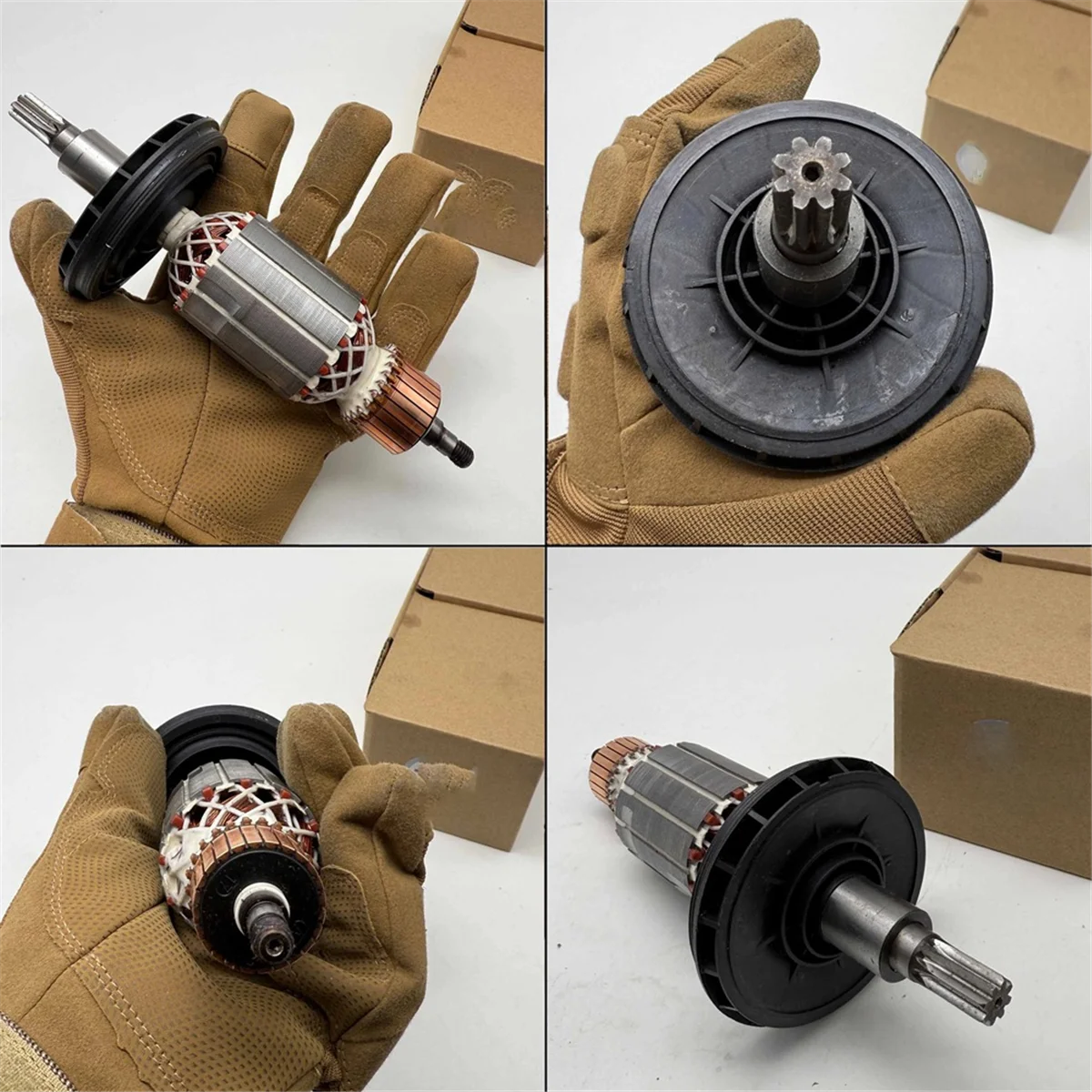 AA98 AC220V-240V Armature Rotor Anchor Replacement for Rotary Hammer GBH8-45DV GBH8-45D GSH7VC GSH9VC GBH8-45