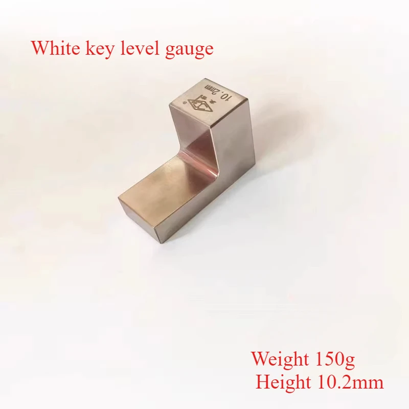 Piano tuning tool, white key leveler, weighing weights