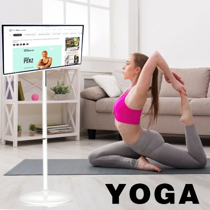 Televisor Portátil con Pantalla Táctil, Venta al Por Mayor de Fábrica, Televisión Móvil 1080p de 27 y 32 Pulgadas, Wifi, LCD, LED, 12v, Smart TV