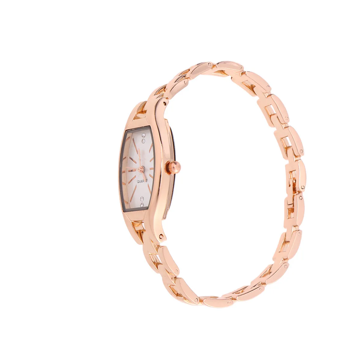 Quartz Watch Noble Golden White Face Simple Elegant Design Suitable for Women Valentine Birthday Gift Quartz Watch