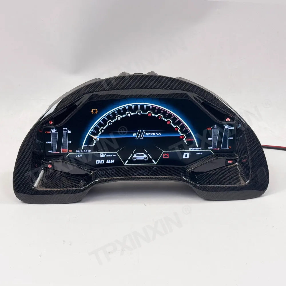 Car Digital Cluster For Lamborghini Gallardo 2003-2013 Virtual Cockpit Speed Meter Car Dashboard Instrument Screen Auto Parts