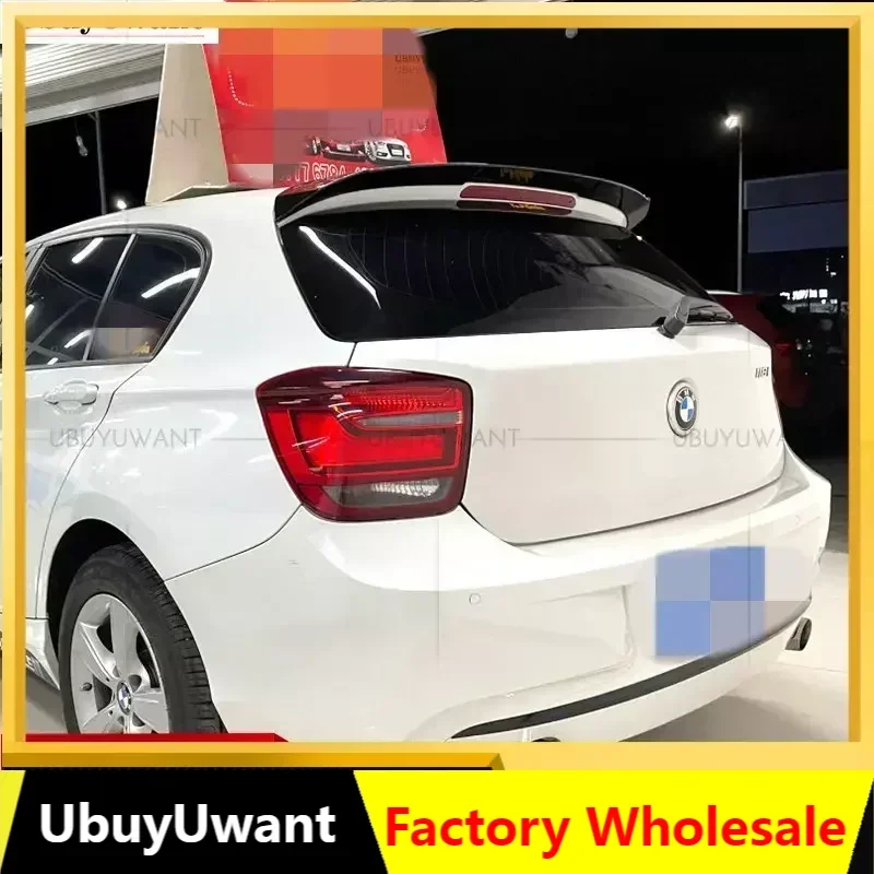 For BMW F20 Spoiler 2012 - 2014 1 Series 116i 120i 118i Rear Trunk Lip High Quality ABS Plastic Wing Spoiler Car Styling