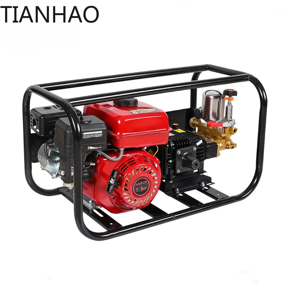 Four-stroke Petrol High-pressure with Triple Cylinder Plunger Pump,Farm/Orchard/Garden Spraying Machine