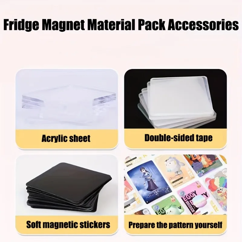 90 Stück Transparente Magnetische Fotorahmen DIY Kühlschrankmagnete für Geburtstagsgeschenke - Magnetische Basis & Vertikale Aufhängung für Bilder – Detail 7