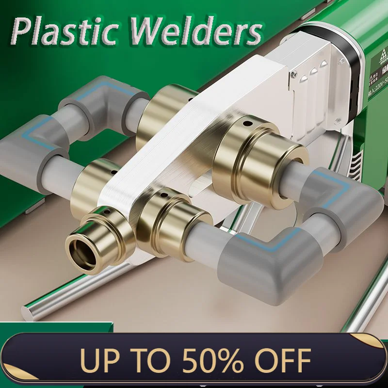 GREENER Plastic Welders Digital Display Sliding Rail Hot Melt Machine Household PPR Water Pipe Electric Fusion Welding Machines