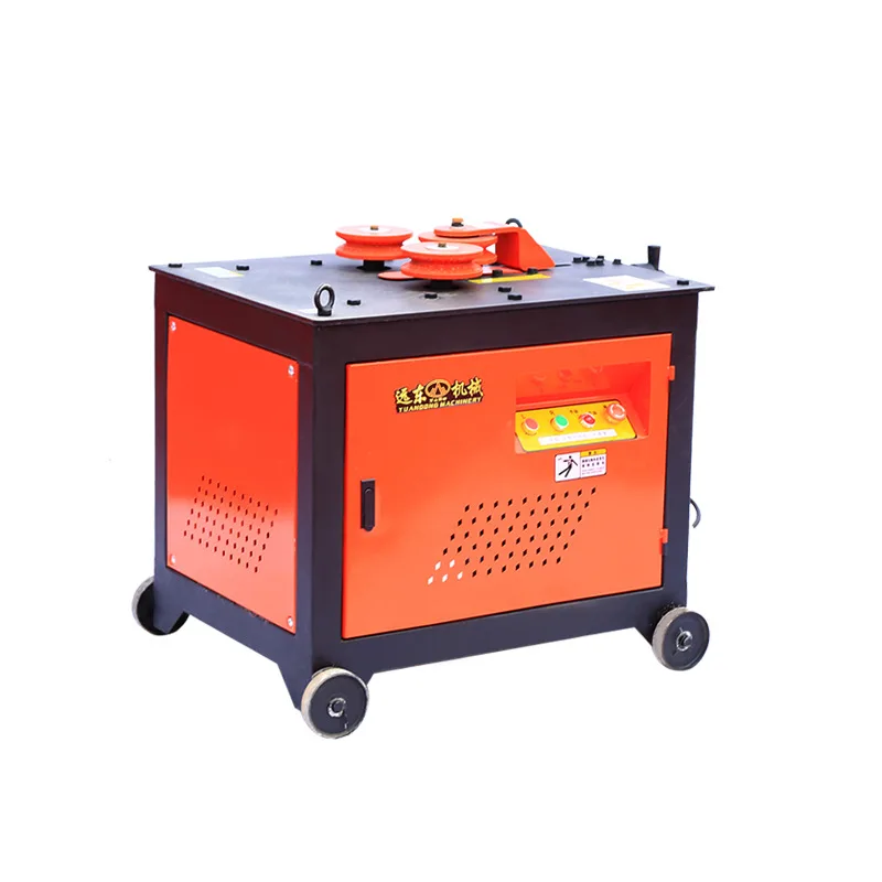50 type numerical control steel bar bending machine, automatic multi-angle bending machine, construction site