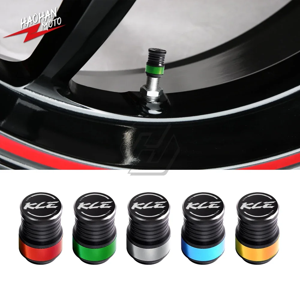 

For Kawasaki KLE 250 400 500 650 Motorcycle Accessories Wheel Tire Valve Caps Covers