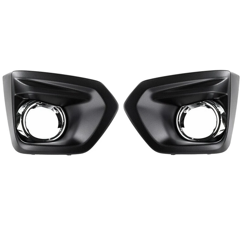 1Pair Front Bumper Fog Light Trim Cover Parts 57731FJ000 57731FJ010 For Subaru Impreza 2012-2014 Foglamp Chrome Grille Frame