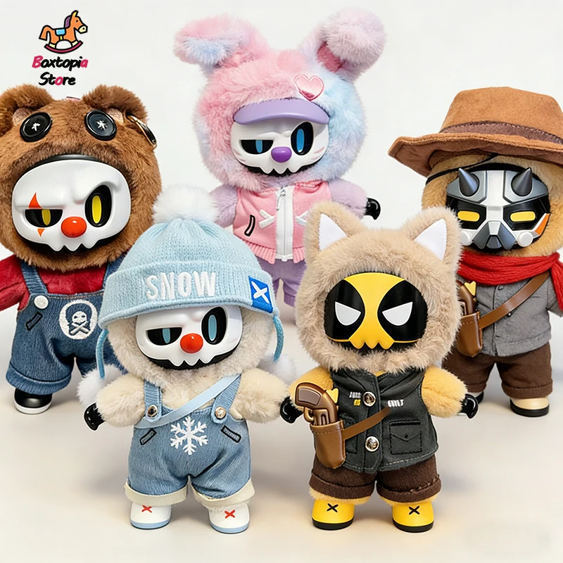 

Плюшевая фигурка-брелок Mr.Bone из серии «Команда агентов» (Blind Box), виниловая, модная коллекционная игрушка, украшение для стола, подарок