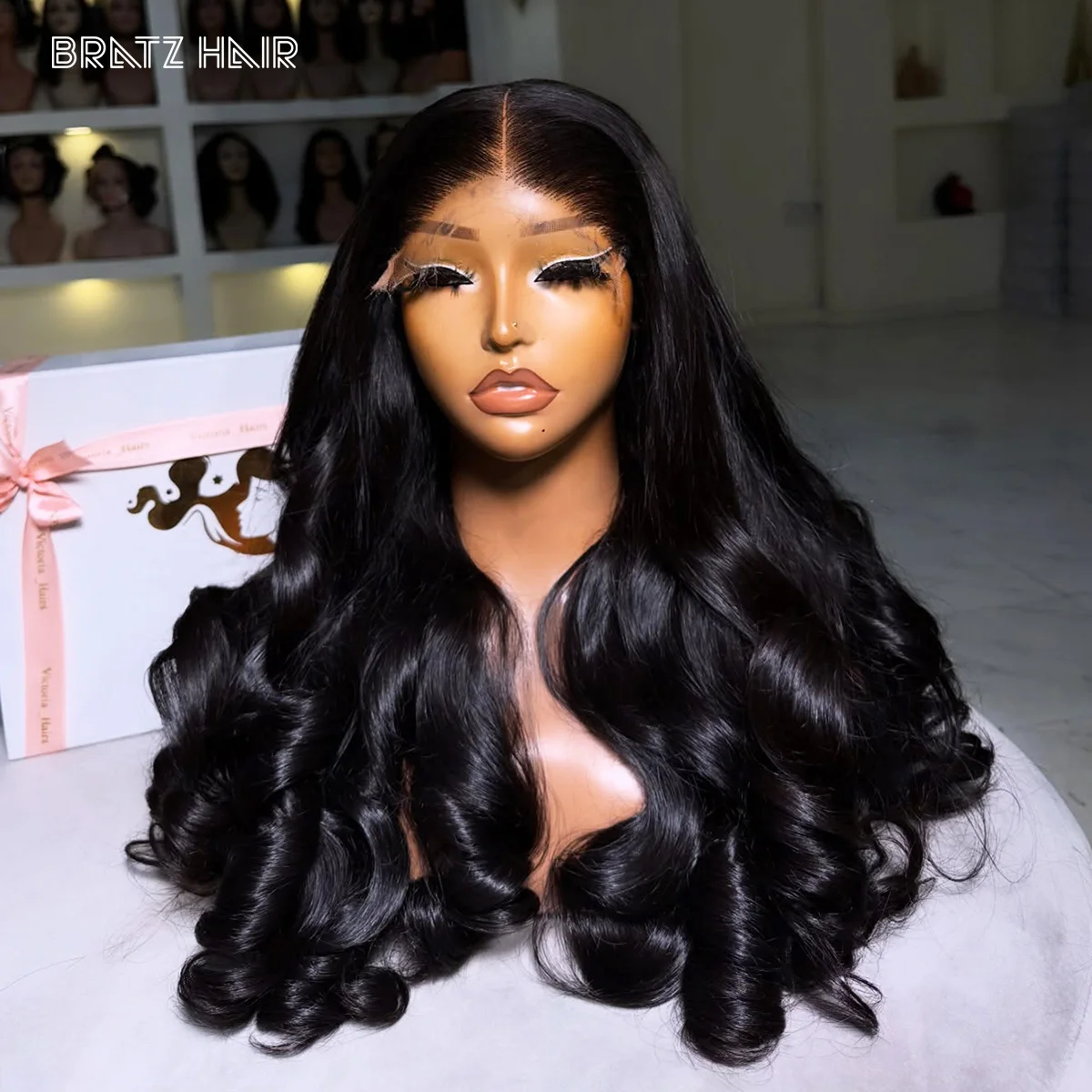 

400 Density Bouncy Curly HD Lace Wig Human Hair Glueless Wig Ready to Wear Bouncy Curly Wig HD Lace 13x6 13x4 Front Wave Wigs
