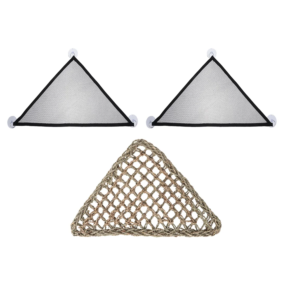 

3 Pcs Lizard Hammock Accessories Cage Tank Pet Supplies Bearded Dragon Reptile Lounger Mesh Surface