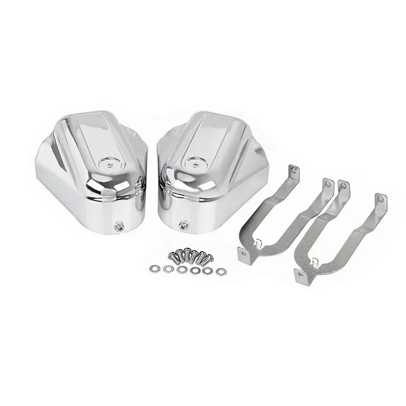 Tampa do eixo traseiro modificado para motocicleta, alumínio cromado decorativo, Harley Soft Tail, FLSTN FXSTSE3 2008-2017