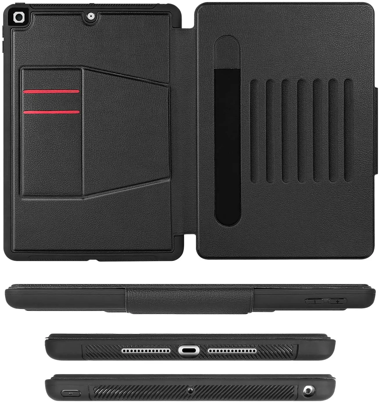 2020 iPad Pro 11 Case With Pencil Holder For iPad 10.2 For 2017 2018 iPad 9.7 5th 6th Gen Cover Mini 4 5 Air 2 Magnetic 7 Stand