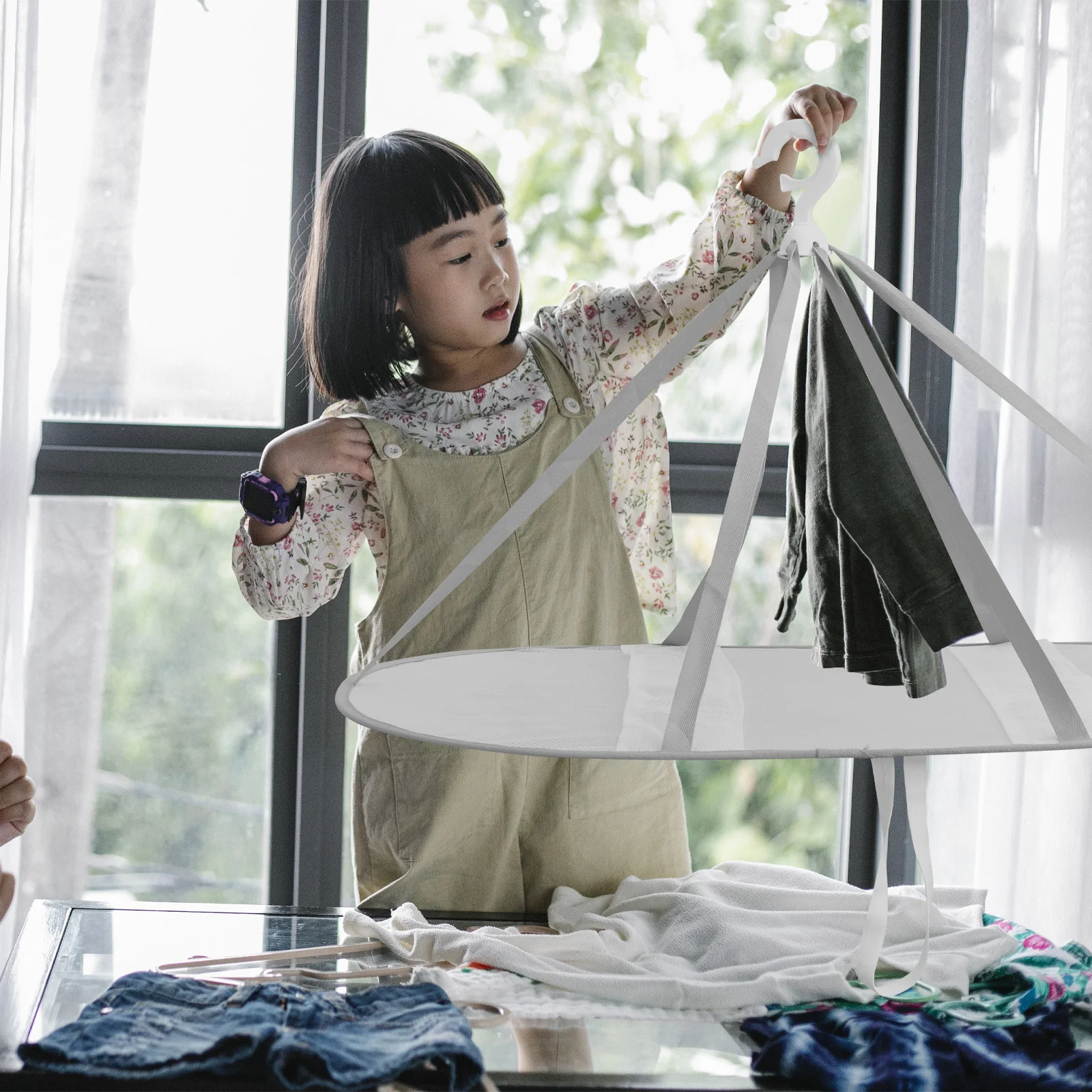 Clothes Rack Dry Laundry Air for Dryer Clothing Drying Clothes-drying Net