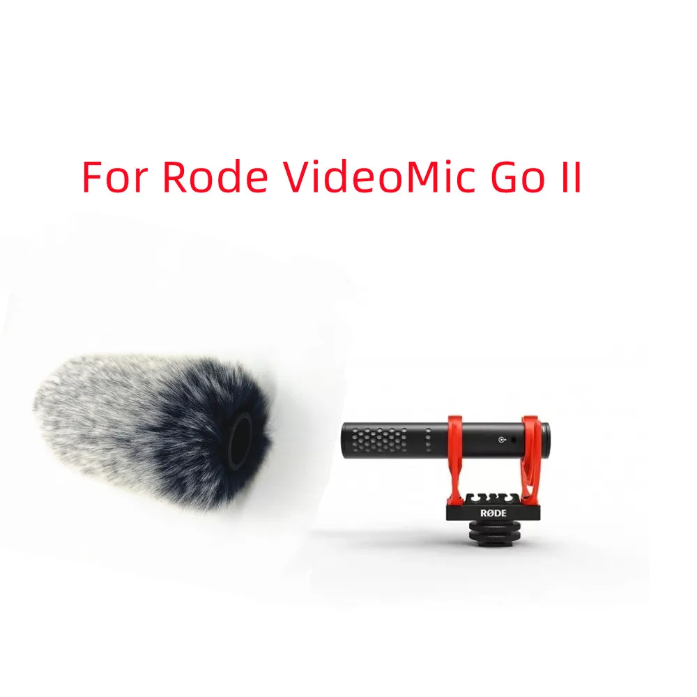 Blue Mantis Dead Cat Outdoor Artificial Fur Wind Microphone Cover Muff Windscreen Shield Pop Filter For Rode Videomic Go II